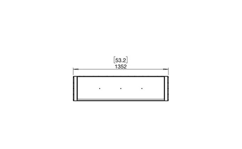 Ecosmart Fire Flex 50IL Island Fireplace Insert - Black Finish / Stainless Steel Burner - ESF.FX.50IL