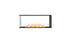 Ecosmart Fire Flex 50PN Peninsula Fireplace Insert - Black Finish / Stainless Steel Burner - ESF.FX.50PN
