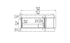 Ecosmart Fire Flex 60LC.BXR Left Corner Fireplace Insert - Black Finish / Stainless Steel Burner - ESF.FX.60LC.BXR