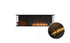 Ecosmart Fire Flex 68BY.BXL Bay Fireplace Insert - Black Finish / Black Burner - ESF.FX.68BY.BXL.B