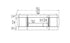 Ecosmart Fire Flex 78SS.BX2 Single Sided Fireplace Insert - Black Finish / Stainless Steel Burner - ESF.FX.78SS.BX2