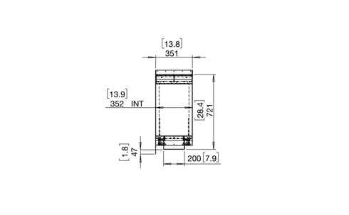Ecosmart Fire Flex 122PN.BXL Peninsula Fireplace Insert - Black Finish / Stainless Steel Burner - ESF.FX.122PN.BXL