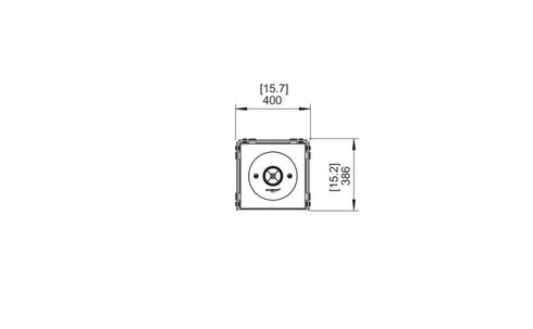 Ecosmart Fire Ghost Designer Fireplace - Stainless Steel Finish - ESF.D.GST