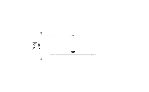Ecosmart Fire Grate 18 Fireplace Grate - Graphite Finish - ESF.G.GRA.18.GH