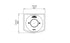 Ecosmart Fire Grate 18 Fireplace Grate - Graphite Finish - ESF.G.GRA.18.GH