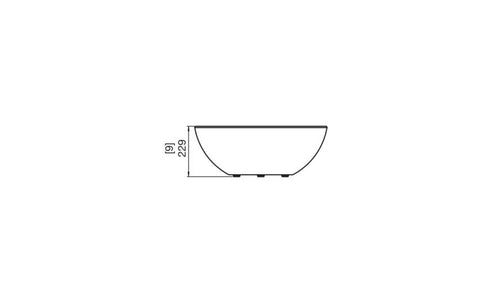 Ecosmart Fire Mix 600 Fire Pit Bowl - Natural Finish / Black Burner - ESF.O.MX6.NA.B