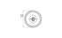 Ecosmart Fire Mix 600 Fire Pit Bowl - Bone Finish / Black Burner - ESF.O.MX6.BO.B