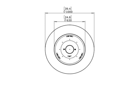 Ecosmart Fire Pod 40 Fire Pit Bowl - Graphite Finish / Stainless Steel Burner - ESF.O.POD.40.GH