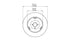 Ecosmart Fire Pod 40 Fire Pit Bowl - Bone Finish / Stainless Steel Burner - ESF.O.POD.40.BO