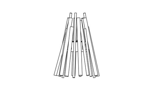 Ecosmart Fire Stix 8 Portable Fire Pit - Stainless Steel Burner
