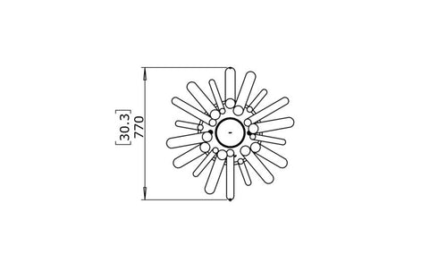 Ecosmart Fire Stix 8 Portable Fire Pit - Stainless Steel Burner