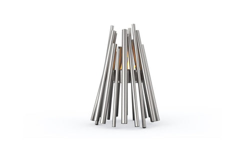Ecosmart Fire StixPortable Fire Pit - Stainless Steel Finish / Stainless Steel Burner - ESF.O.STX.SS
