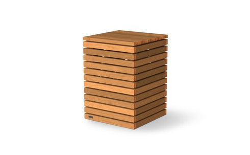 Ecosmart Fire Tank (Teak) Stool