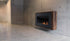 Ecosmart Fire Firebox 1100CV Curved Fireplace Insert - Black Finish / Stainless Steel Burner - ESF.F.1100CV
