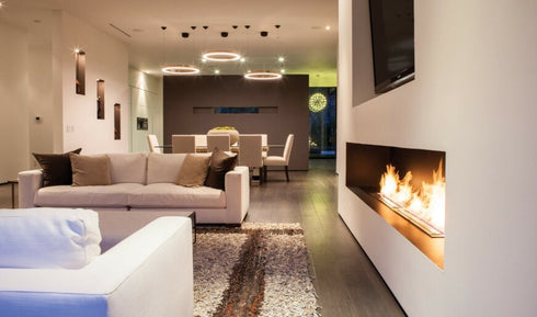 Ecosmart Fire XL900 Ethanol Burner - Black Finish - ESF.B.XL9.WTT.BL