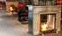 Ecosmart Fire Flex 32DB Double Sided Fireplace Insert - Black Finish / Stainless Steel Burner - ESF.FX.32DB