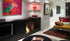 Ecosmart Fire Flex 32SS Single Sided Fireplace Insert - Black Finish / Stainless Steel Burner - ESF.FX.32SS