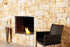 Ecosmart Fire Flex 32DB Double Sided Fireplace Insert - Black Finish / Stainless Steel Burner - ESF.FX.32DB