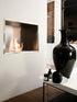 Ecosmart Fire Flex 32SS Single Sided Fireplace Insert - Black Finish / Stainless Steel Burner - ESF.FX.32SS
