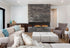 Ecosmart Fire Flex 140BY.BX2 Bay Fireplace Insert - Black Finish / Black Burner - ESF.FX.140BY.BX2.B