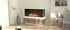 Ecosmart Fire Flex 158RC Right Corner Fireplace Insert - Black Finish / Black Burner - ESF.FX.158RC.B
