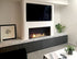 Ecosmart Fire Flex 122SS.BXL Single Sided Fireplace Insert - Black Finish / Stainless Steel Burner - ESF.FX.122SS.BXL