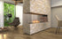 Ecosmart Fire Flex 86PN.BX2 Peninsula Fireplace Insert - Black Finish / Stainless Steel Burner - ESF.FX.86PN.BX2
