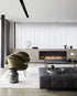 Ecosmart Fire Flex 60SS.BXR Single Sided Fireplace Insert - Black Finish / Stainless Steel Burner - ESF.FX.60SS.BXR
