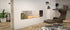 Ecosmart Fire Flex 42DB Double Sided Fireplace Insert - Black Finish / Black Burner - ESF.FX.42DB.B