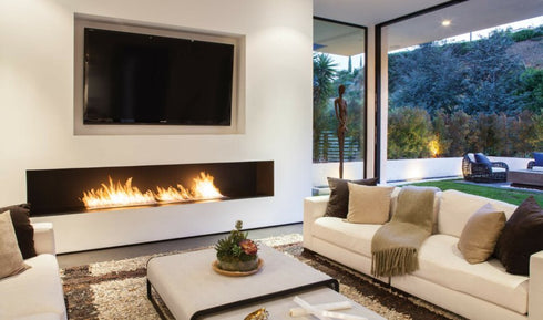Ecosmart Fire XL900 Ethanol Burner - Black Finish - ESF.B.XL9.WTT.BL