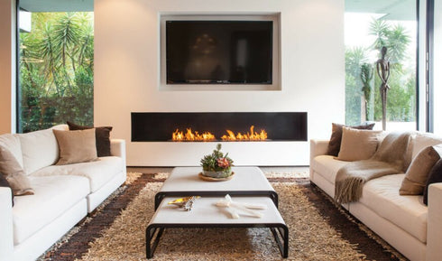 Ecosmart Fire XL900 Ethanol Burner - Stainless Steel Finish - ESF.B.XL9.WTT