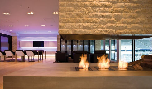 Ecosmart Fire BK5 Ethanol Burner - Stainless Steel Finish - ESF.1.B.BK5