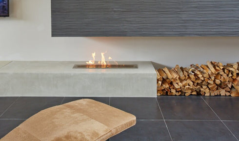 Ecosmart Fire XL900 Ethanol Burner - Stainless Steel Finish - ESF.B.XL9.WTT
