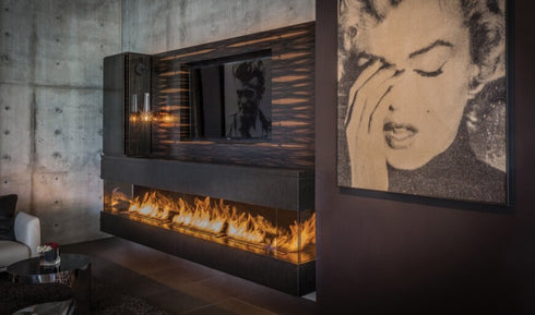 Ecosmart Fire XL900 Ethanol Burner - Stainless Steel Finish - ESF.B.XL9.WTT