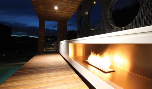 Ecosmart Fire XL900 Ethanol Burner - Stainless Steel Finish - ESF.B.XL9.WTT