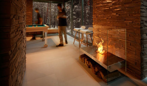 Ecosmart Fire Igloo Designer Fireplace - Stainless Steel Burner - ESF.D.IGL