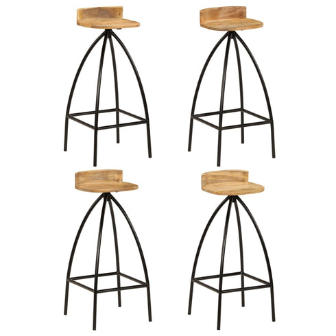 Rustika Rowe - Bar Set 5 Pieces Solid Mango Wood