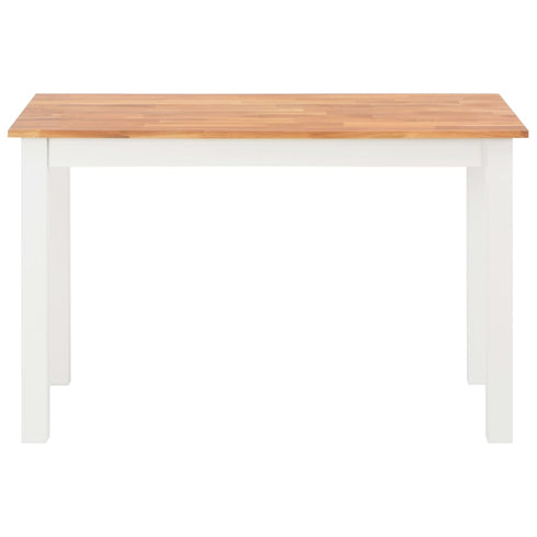 Maison Madeleine - 5 Piece Dining Set Solid Oak Wood