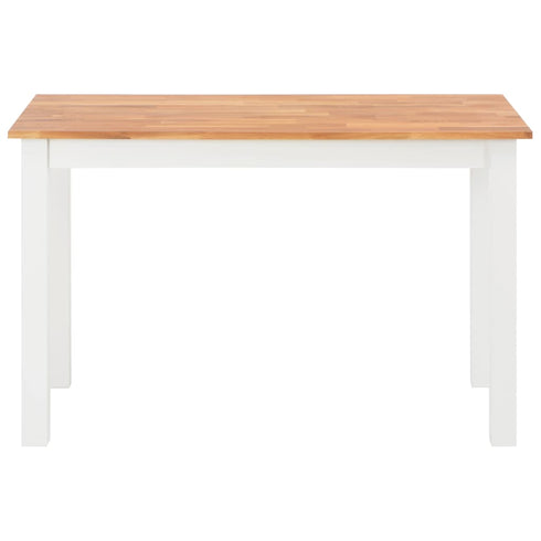 Maison Madeleine - 5 Piece Dining Set Solid Oak Wood