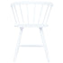 Maison Madeleine - 5 Piece Dining Set Solid Rubber Wood White