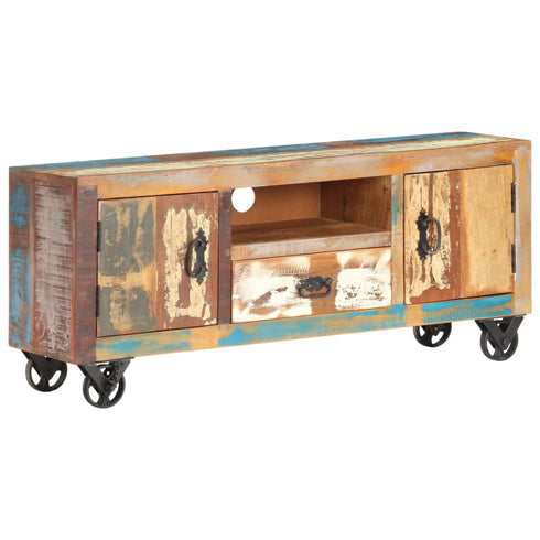Rustika Rowe - TV Cabinet 120x30x50 cm Solid Reclaimed Wood