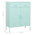 Lady Jillian - Storage Cabinet Mint 80x35x101,5 cm Steel - Model 2