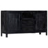 Rustika Rowe - Sideboard Black 147x40x80 cm Solid Mango Wood