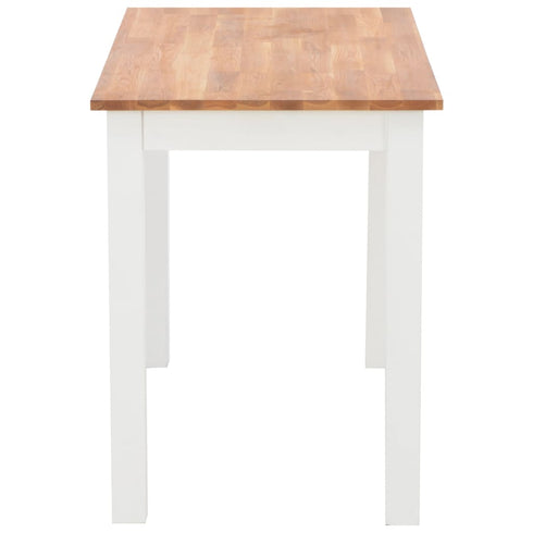 Maison Madeleine - 5 Piece Dining Set Solid Oak Wood