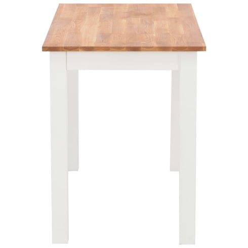 Maison Madeleine - 5 Piece Dining Set Solid Oak Wood