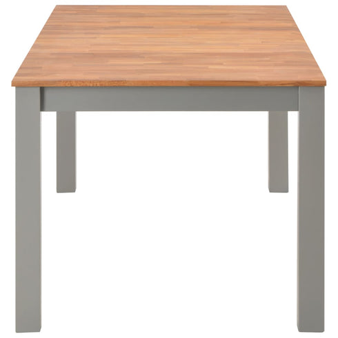 Maison Madeleine - 7 Piece Dining Set Solid Oak Wood