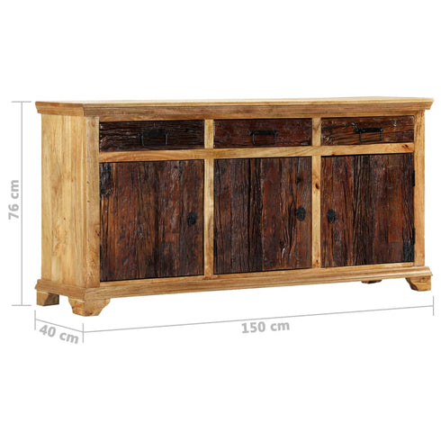 Rustika Rowe - Sideboard 150x40x76 cm Solid Mango Wood
