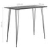 Swen Studio - 5 Piece Bar Set Black and Grey