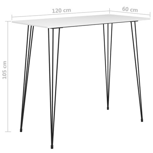 Swen Studio - 5 Piece Bar Set White and Grey