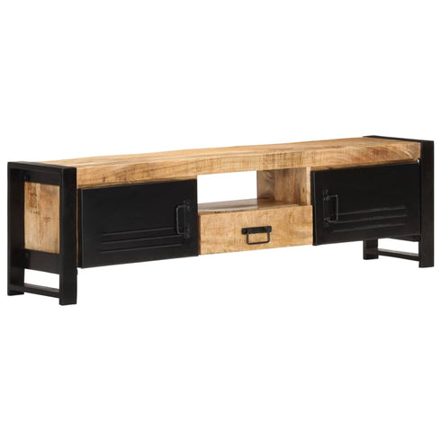 Rustika Rowe - TV Cabinet 140x30x40 cm Rough Mango Wood